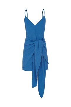 Vestido de Alcinha com Pareô - Azul
