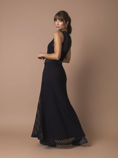 Imagem do Vestido em Tela sem Manga - Preto