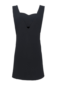 Vestido Curto com Top Alfaiataria - Preto