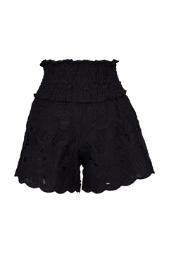Short Lastex em Laise - Preto