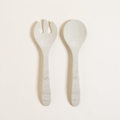 SET DE CUBIERTOS PARA ENSALADA DE MELAMINA SAVI 33X9 CM