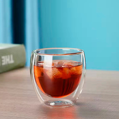 SET X2 - VASO VIDRIO DOBLE 80ml - comprar online