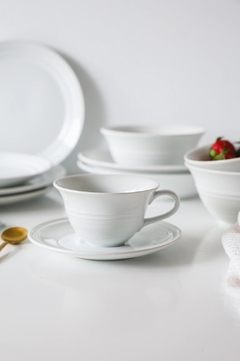 SET X 2 TAZA CON PLATO HARMONY WHITE - todoenorden_vm