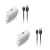 Kit 2 Baterias Recarregável 8800mAh + 2 Cabos USB Carregador Compatível com Xbox Series S/X - Bcm Shop - Acessórios de vídeo games e eletrônicos