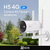 Pack de 2 Cámaras de Seguridad 4G Wi-Fi Ezviz H5 3MP - Monitoreo en Vivo y Visión HD en internet