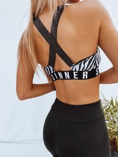 Top Believe Cire zebra Black - comprar online