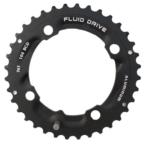 Coroa 36T Indexada Dupla Sunrace - Bcd 104 Deore Slx