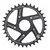 Coroa Ictus Xtr 3mm Offset - Compativel com Deore/Slx/Xt Aluminio Cnc