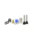 Válvula Tubeless 42mm Inox Kit Com 2 Mitas