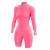 Macaquinho Feminino Manga Longa Smooth Rosa Damatta