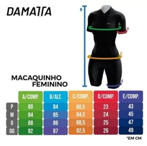 Macaquinho Feminino Smooth Laranja Damatta