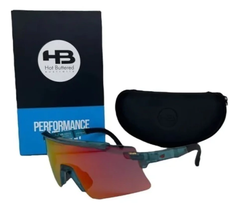 Oculos Ciclismo Hb Apex Gloss Pine Green Lente Red Chrome