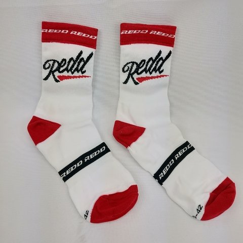 Meia Redd Ciclismo - Branco Crazy