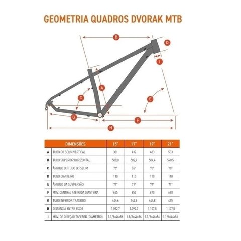 Quadro Dvorak 29 Boost 148mm Mtb - Amarelo e Preto na internet