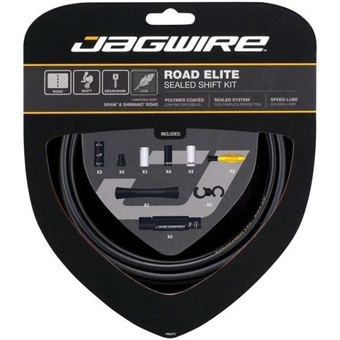 Kit Cabo e Conduíte Jagwire Road Elite Rck450 - Preto