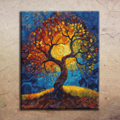 Árbol de la vida - Pinta por números!