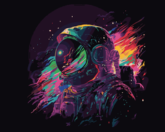 Astronauta 2 - Kit para pintar por números! - comprar online