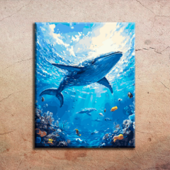 Ballena Azul - Kit para pintar por números! - comprar online