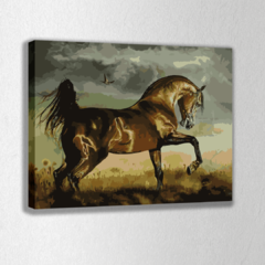 Caballo Marron - Kit para pintar por números!