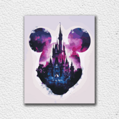 Castillo de Disney. Mickey - Kit para pintar por números!