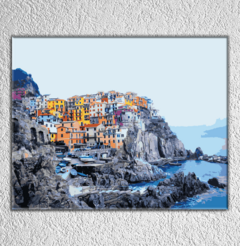 Cinque Terre - Kit para pintar por números!