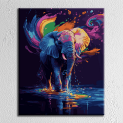 Elefante Colores - Pinta por números!