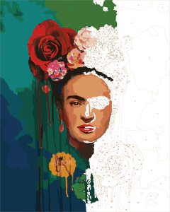 Frida Kahlo - Pinta por números! - comprar online