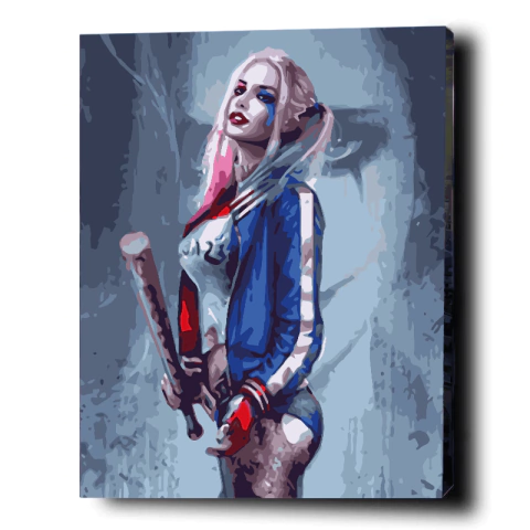 Harley Quinn - Pintura por números!