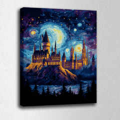 Hogwarts Estrellado - Pinta por números!
