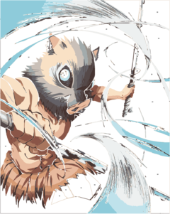 Demon Slayer: Inosuke - Pintura por números! en internet