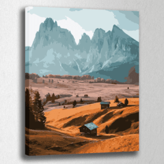 Prado montañoso - Pinta por números! - comprar online