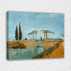 Puente Langlois de Van Gogh - Kit para pintar por números!