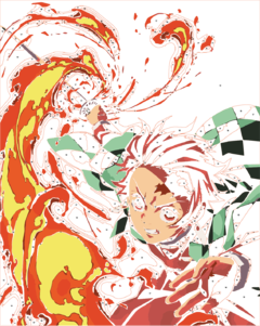 Demon Slayer: Tanjiro - Pintura por números! en internet