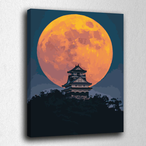 Templo Japonés - Pinta por números!