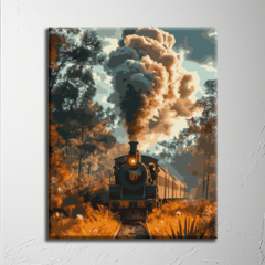 Tren - Pinta por números!