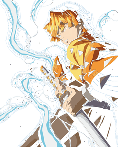 Demon Slayer: Zenitsu - Pintura por números! en internet