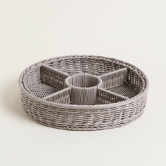 COPETINERA REDONDA PLASTIC 33,5 CM