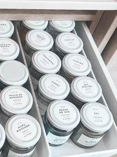 SET X6 ESPECIEROS MORRONERO PARA CAJON ETIQ BLANCA