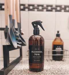 GATILLO PET AMBAR ETQ NEGRA ALCOHOL 70 - comprar online