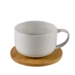SET X6 TAZA + PLATO MADERA - Mama al Mando