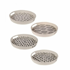 BANDEJA REDONDA BAMBÚ 30CM - comprar online