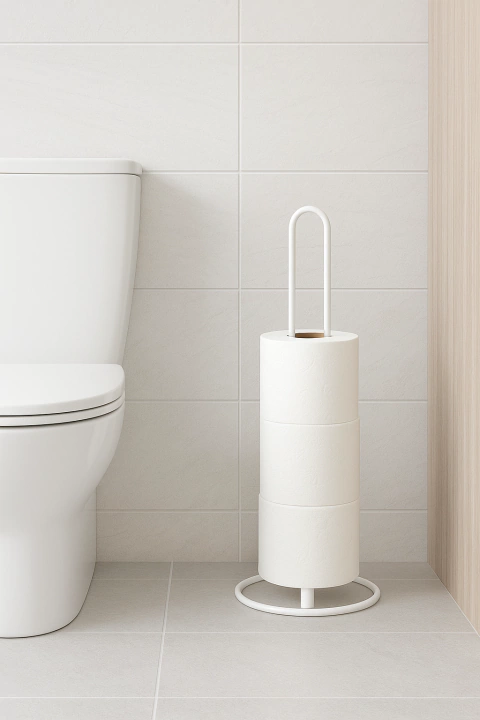 PORTA PAPEL HIGIÉNICO BLANCO 35 cm - comprar online