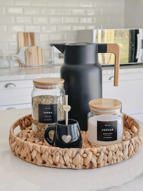 BANDEJA DE FIBRAS BANGKOK REDONDA C/ MANIJAS