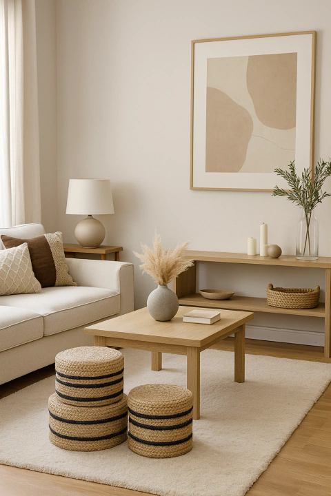 CAJA REDONDA DE SEAGRASS RAYAS