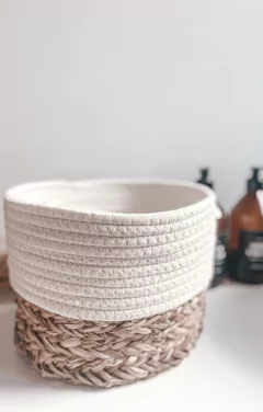 CANASTO DE YUTE + TELA TAMAÑO GRANDE - comprar online