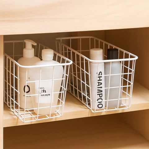 CANASTO ESTANTE DE METAL MULTIUSO - comprar online