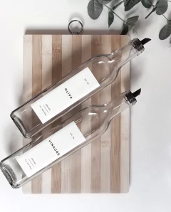 ACEITERA CUADRADA TRANSPARENTE 500ml x UNIDAD