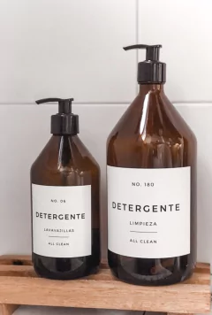 DISPENSER 1 LITRO VIDRIO AMBAR - Mama al Mando