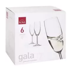 SET x6 COPAS FLAUTA GALA