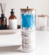 ORGANIZADOR ACRILICO DE BAÑO TAPA BAMBOO